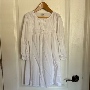 Elegant White Kids Casual Dress
